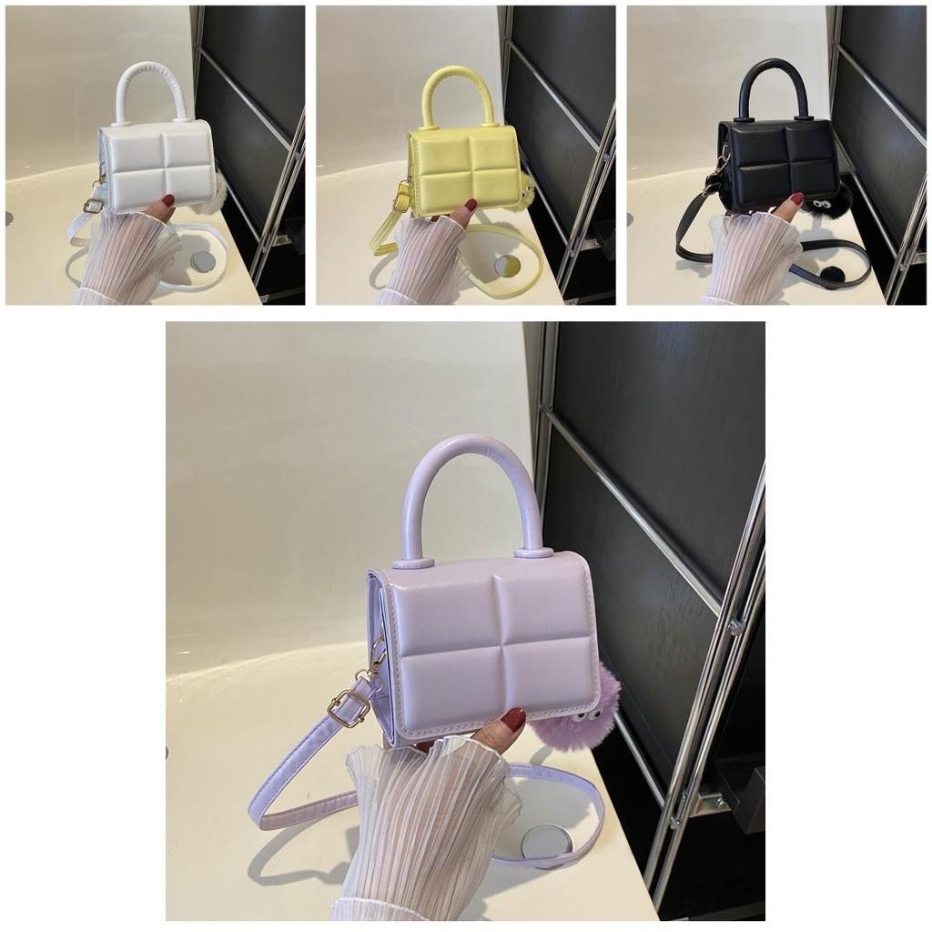 Stylish Pu Leather Crossbody Bag For Women 2023 Trendy Small Square Handbag