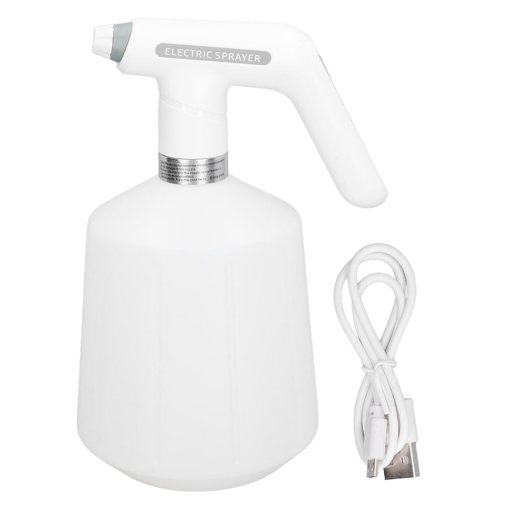 Electric Spray Bottle 2000mah USB Charging ABS and HDPE Rotating Sprinkler Automatic Watering Can for Garden 2.5L