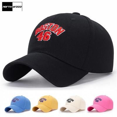 Northwood BOSTON Letter Baseball Caps for Men Women Hip Hop Dad Hats Summer Baseball Trucker Cap