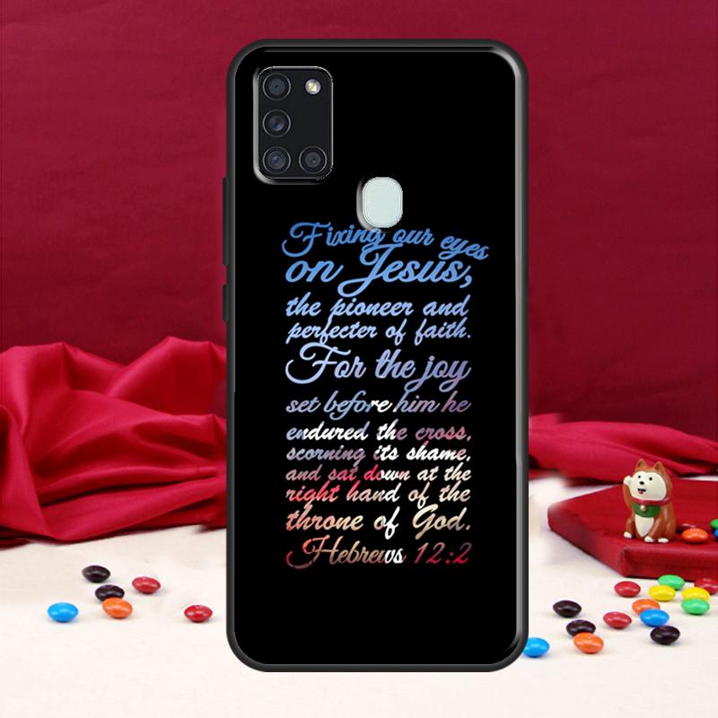 Faith Christian Religious Jesus For Samsung Galaxy A34 A54 A14 A52 A32 A22 A12 A13 A53 A11 A51 A71 A50 Phone Case