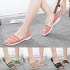 Women's Flat Beach Sandals Slip On Summer,Summer Vacation Women's Casual Flat Slides Perfect Beach & Pool Footwear Summer Travel