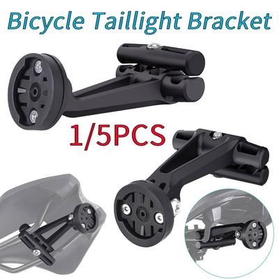 Bicycle Saddle Rail Rear Light Bracket Seatpost Mount Bicycle Taillight Saddle Rail Mount for Garmin Varia Radar/Action Camera