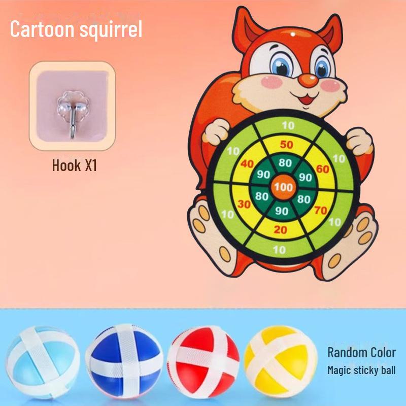 

Доска для дартса Sticky Ball Target - интерактивная обучающая игрушка для родителей и детей для игр в помещении и на улице