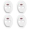 4Pcs Car Door Stopper Cover Door Lock Protective Covers Car Goods For KIA Sportage Ceed Rio 3 4 K2 K3 K4 K5 K6 K7 K8 Picanto Sorento Optima