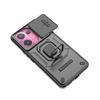 For Vivo V60 5G Case Shockproof PC+TPU Armor Slide Camera Lens Protection Ring Back Holder Cover for VIVO V60