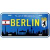 Vintage Metal Tin Sign Rome License Plates Wall Art Decoration for Cafe Bar Garage