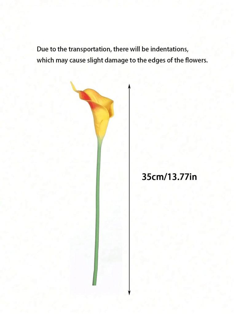 1/2pcs Artificial Calla Lily Bouquet Real Touch Faux Flower For Home Table Wedding Arrangements Thanksgiving Autumn Decoration