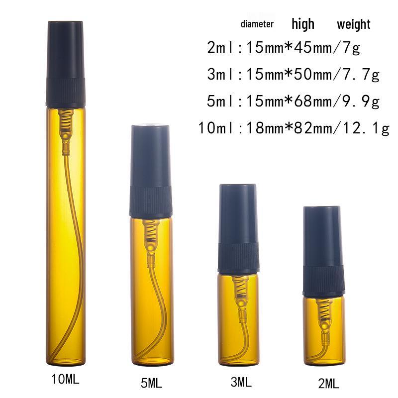 2ml, 3ml, 5ml, 10ml Glass Perfume Sample Spray Bottles