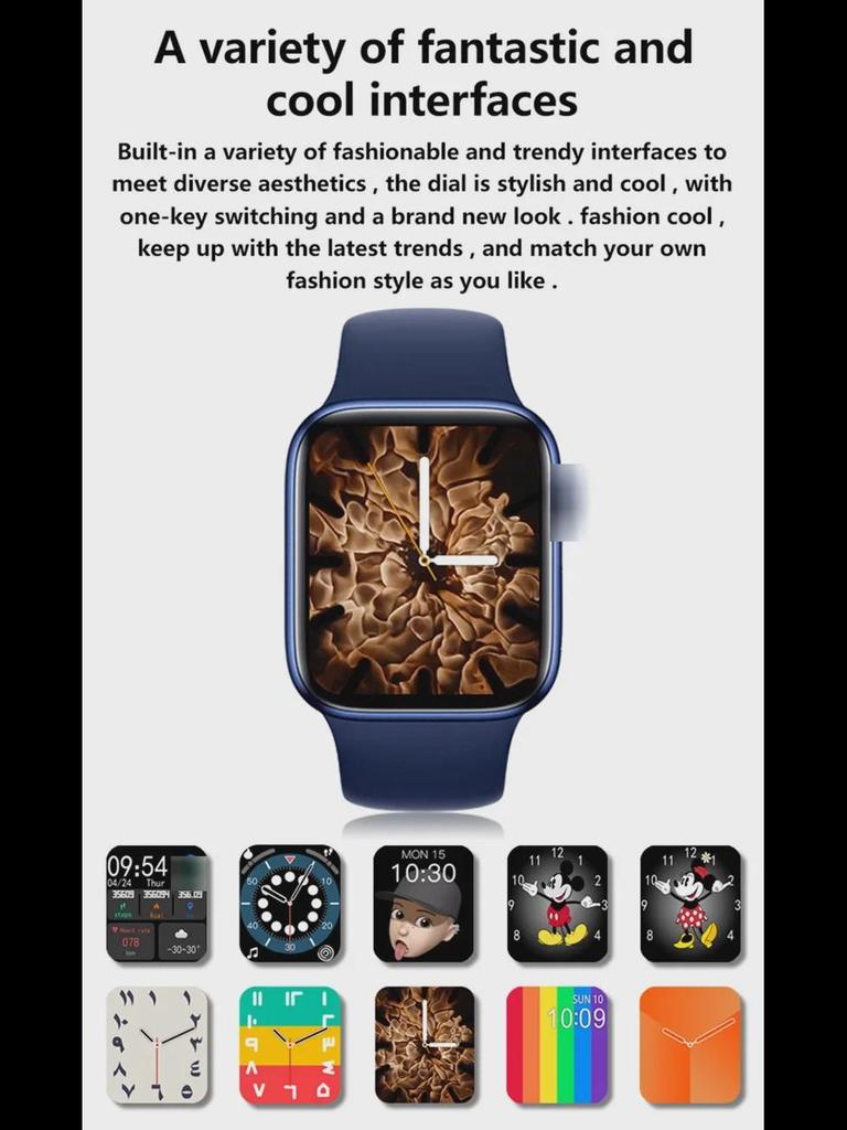 T500+ Smart Watch with Bluetooth Calls & Heart Rate Monitor