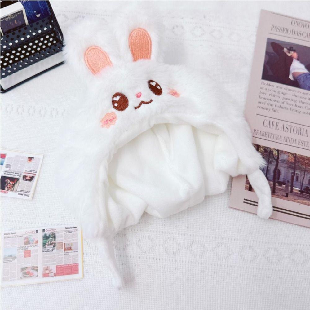 Cute Doll Hat Rabbit Ears Doll Hat Cat Ears Bread Clothes Doll Clothes Set Endless Cream Series Outfit Acssories 10cm Doll