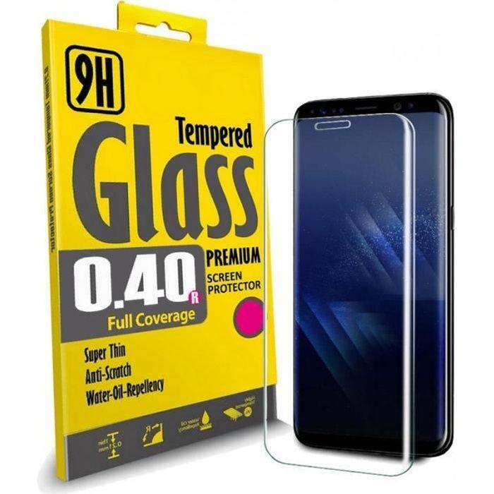 Film de protection d'écran - invisible - samsung galaxy s9 - pack de 3 - verre trempé - résistant aux rayures