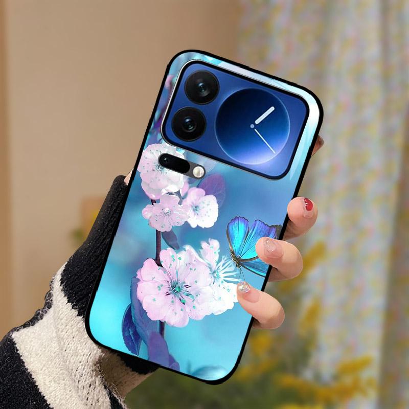 Pour Xiaomi 17 Pro Max 17Pro Mi 17 Coque Antichoc Verre Trempé Housse de Téléphone Pour Xiaomi17 Pro 17ProMax Pare-chocs Arrière Fundas Coque
