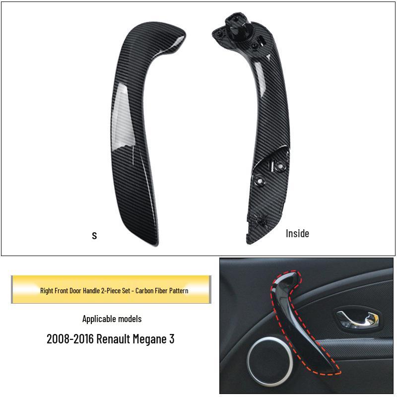 

Renault Megane 3-дверний Інтер єр Ручка передніх дверей Підлокітник Кронштейн Кришка Оздоблення