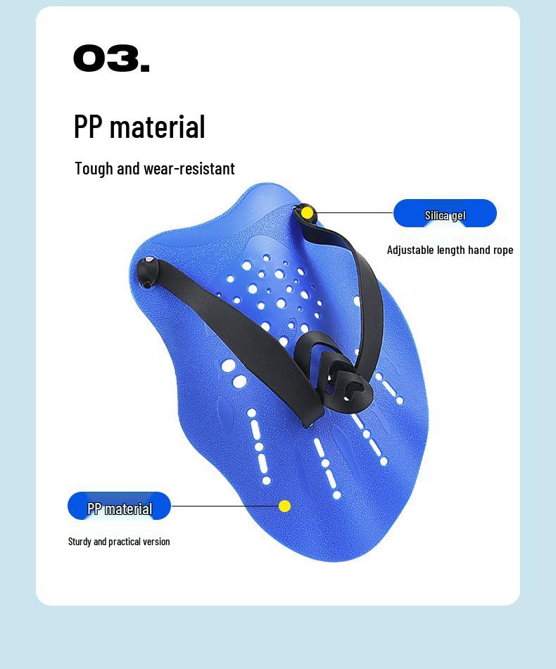 Silicone Freestyle & Breaststroke Swim Paddles for Kids and Adults