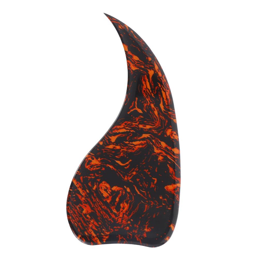 Celluloid+Plastic Acoustic Guitar Pickguard Water Drop Shape Guitar Accessories For Guitarist