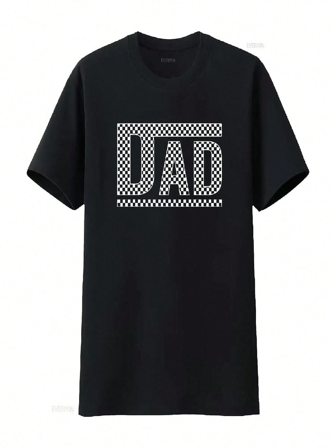 Funny Checkered Dad Black White Father S Day T Shirt Vintage Washed Graphic Stylish Designer Clothes Comfortable S разноцветный