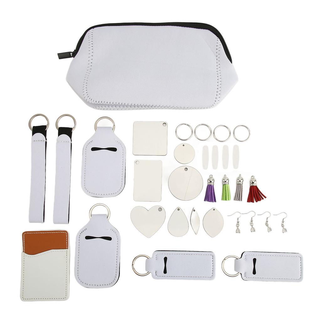 32 Pcs Sublimation Blanks Products Double Sided DIY Sublimation Heat Transfer Craft Earrings