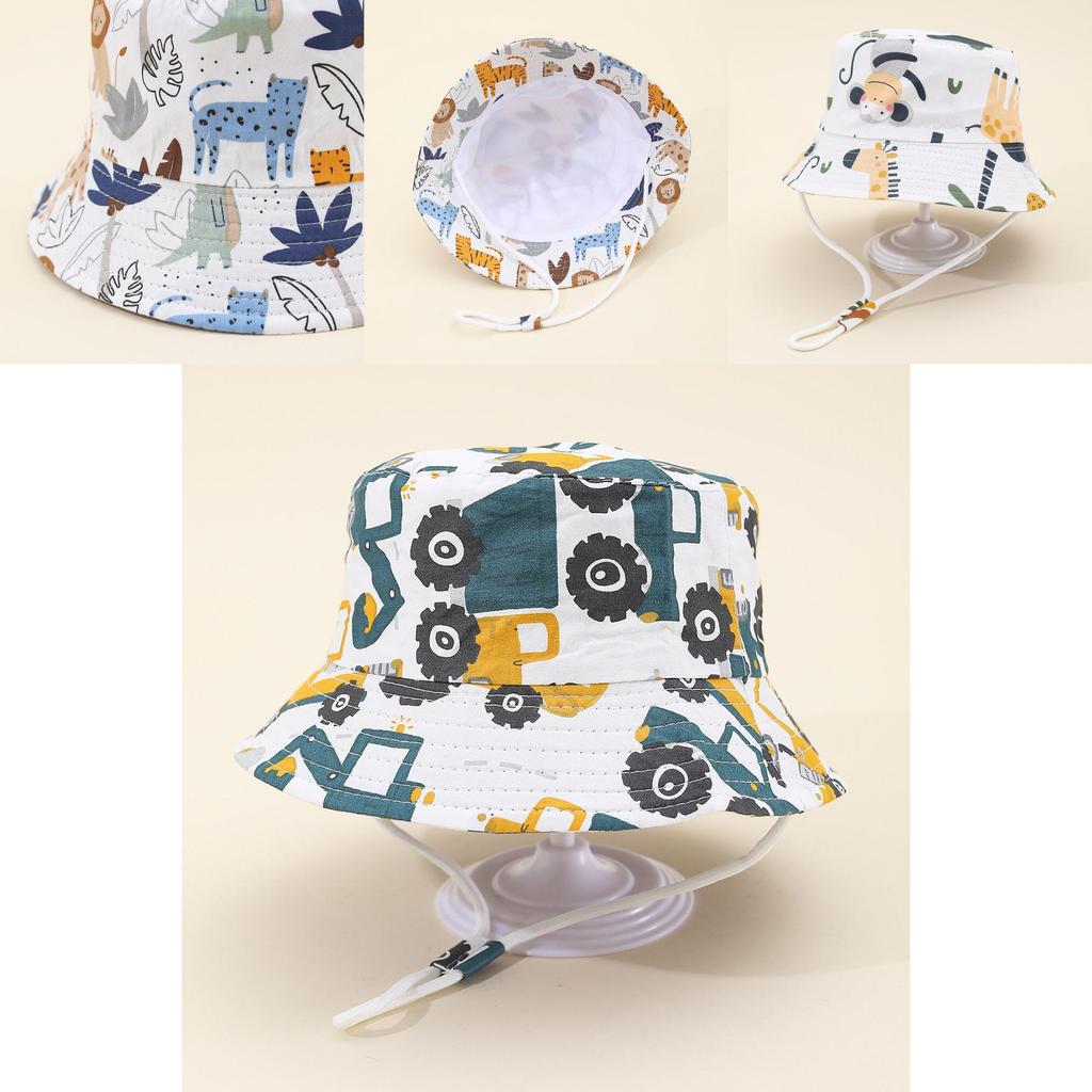 Baby Animal Zoo Sun Hat With Wide Brim For Outdoor Protection In Spring Summer