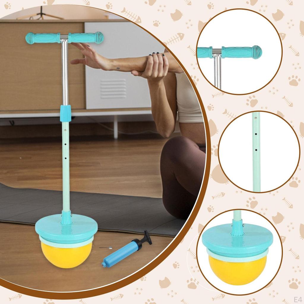 Children's Pogo Bouncing Toy with Handle for Indoor and Outdoor Use