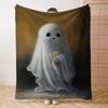 Modern Penguin Blanket - Digital Print Polyester Flannel Throw