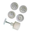 Beautiful Flower Mooncakes Mold Practical Flower Pattern Mold Convenient Flower Shaped Mooncaked Mold Treat Embosser