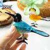 Künstlerische Glas-Tierornamente Handgeblasene Vogel-Figuren Bunte Mini-Statuen Kunstgeschenke für Liebhaber Teetisch Bücherregal Heim-Schreibtisch-Dekor Kristall
