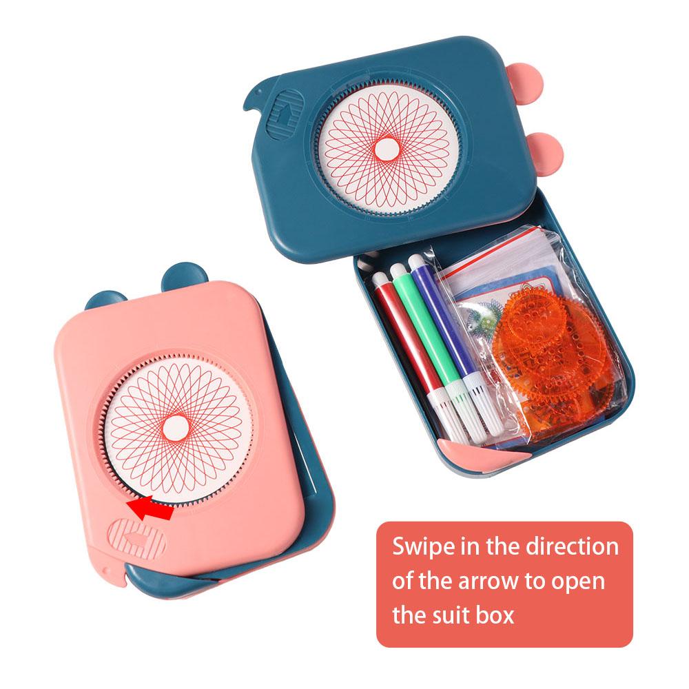 Multifunctional Drawing Art Spirograph Set Geometric Ruler Drafting Tools  Primary School