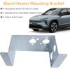 External Diesel Heater Mounting Bracket, U-Shape Air Diesel Parking Heater Base Floor Mount Plate for D2 D4 D1LC Air Top 2000 Diesel Heaters (PB)
