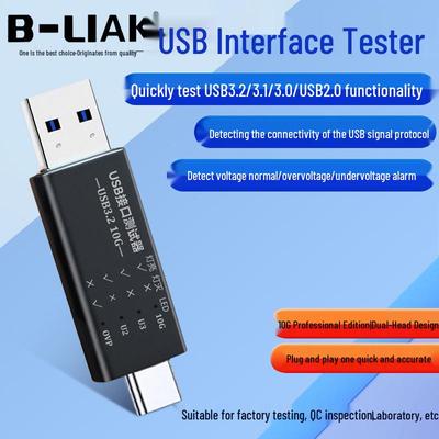 Wielofunkcyjny koncentrator i tester USB 3.0: Napięcie, Prąd, Interfejs, Tester i Stacja dokująca