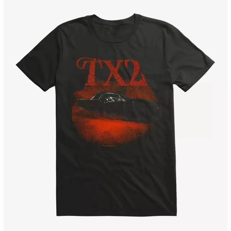 

TX2 Car graphics unisex shirt 2026 New Spring Summer Harajuku Unisexs Womens Y2k Short sleeve fashion Oneck Tshirt S
