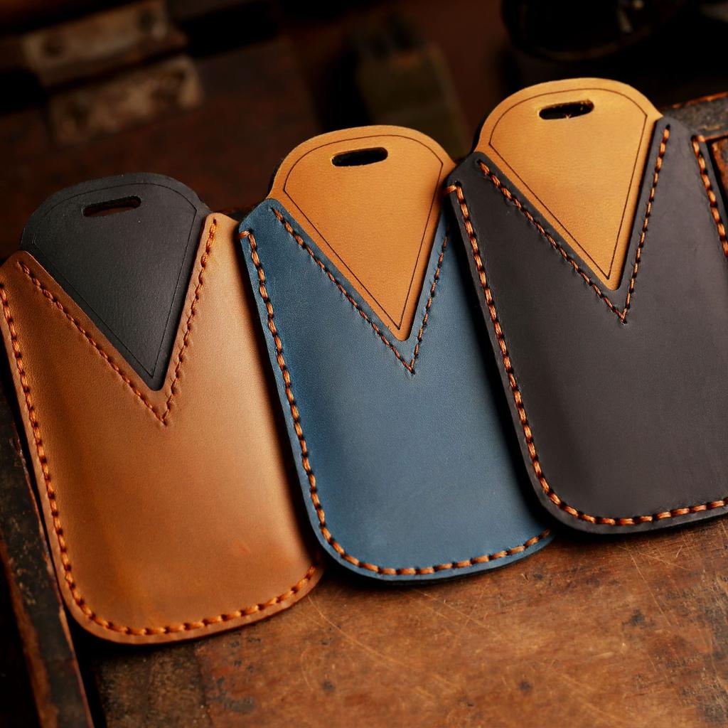 Applicable To Dongfeng Scenic Key Cover Handmade Crazy Horse Leather Auto Supplies Hot Selling Styles