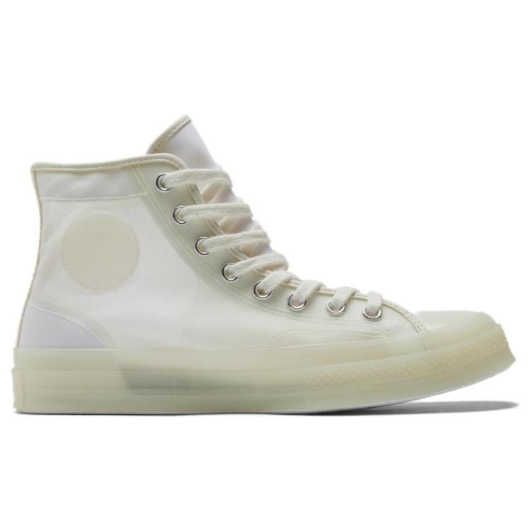 New Converse Chuck 70 Hi Translucent Canvas Sneakers 'Egret' A06223C