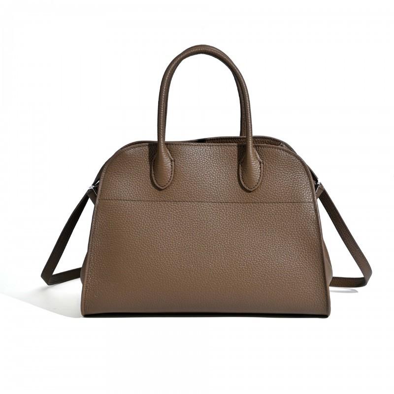 2025 Women's Bag First-layer Cowhide Therow Tote Large-capacity Commuting Leather Portable Shoulder