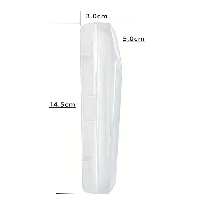 2 Stück/Los Herren Universal Rasierer Aufbewahrungsbox Griff Vollständig Transparentes Kunststoffetui Rasiererboxen Umweltfreundliche Rasierbox Hohe Qualität