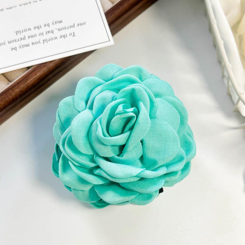 Agrafe de păr Vintage din material textil cu flori, crab, franceză, cu coadă de cal, fete, agrafe de păr, rechin, agrafe de păr pentru femei, accesorii de păr pentru pălării