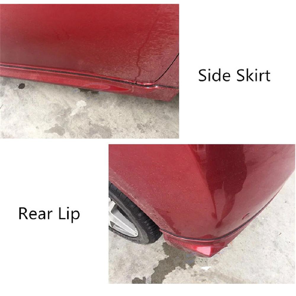 5M Slanted T-Type Seal Strip Car Bumper Lip Fender Side Skirt Trim Weatherstrip