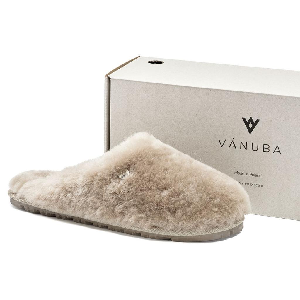 Kapcie damskie MADISON beżowe r. 36