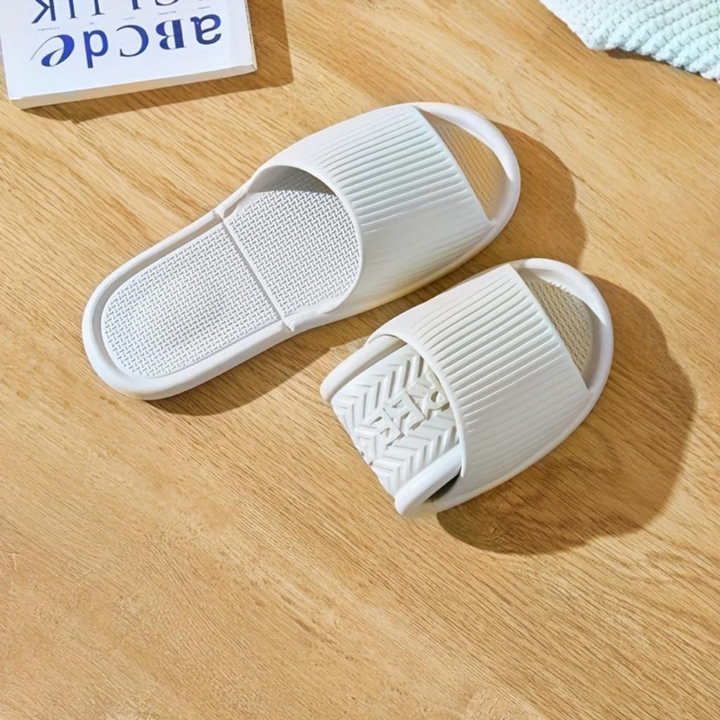 Wygodne kapcie EVA - Antypoślizgowe, Gruba podeszwa, Prążkowany design, Kapcie plażowe do wewnątrz i na zewnątrz, Kapcie codzienne | Styl casual Kapcie domowe