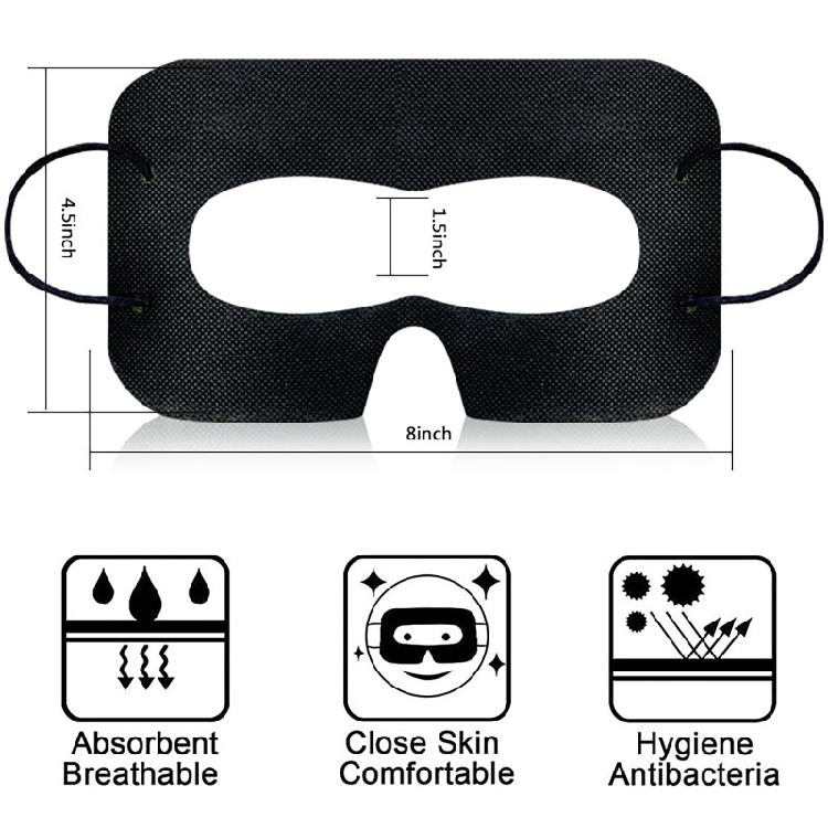 Soft & Breathable VR Eye Mask for Oculus Quest 2 VR Mask Non-Woven Cover