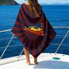 Pogon Emblem Design Microfiber Beach Towel, Lightweight And Quick-Dry, for Summer Travel, Beach Essential, Swimming Pool Outdoor