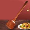 Wooden Material Cooking Spatula Long Handle Kitchen Spatula Natural Wok Spatula  Kitchen Use