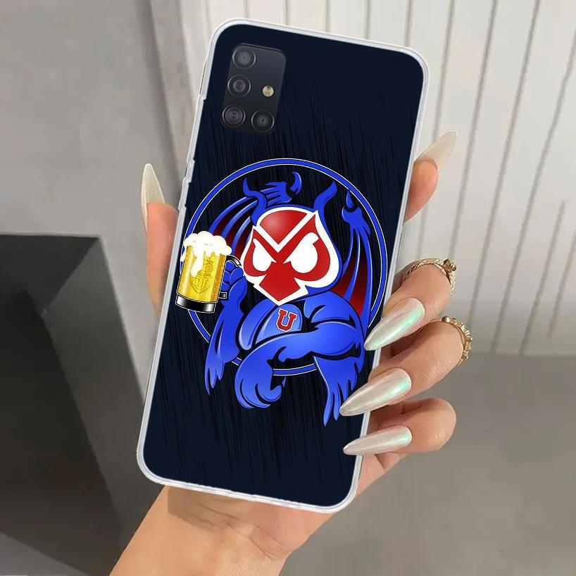 De Chile U-University Logo Phone Case for Samsung Galaxy A52 A32 A22 A12 A02S A50S A30S A10S Note 20 Ultra 10 Plus S10 A31 A20 A