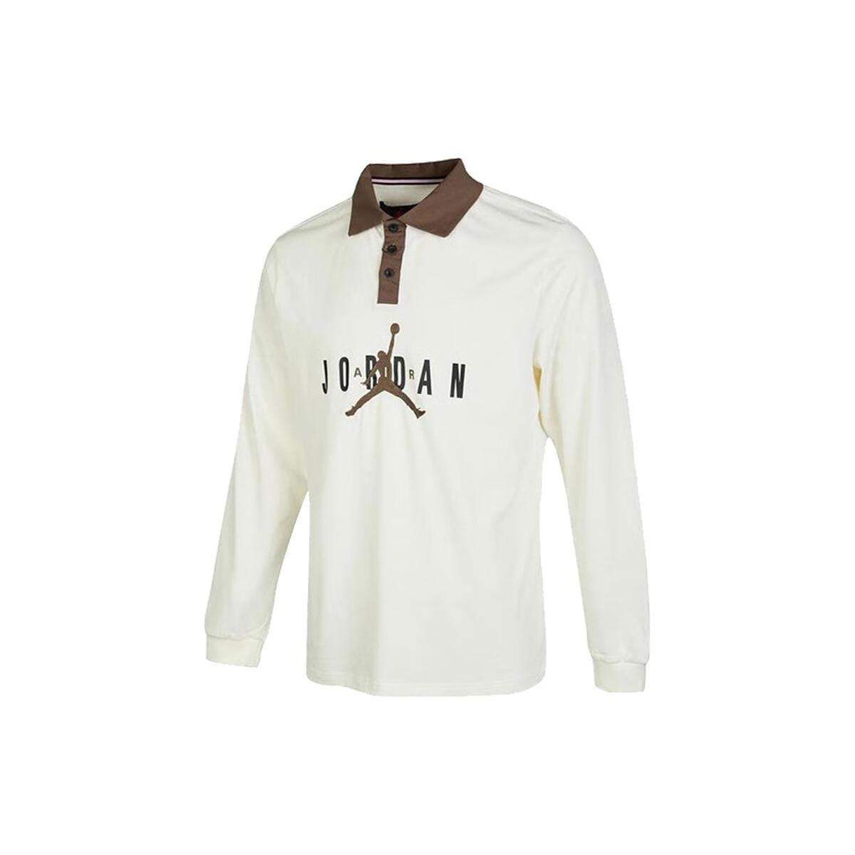 Air Jordan SS23 Jumpman Logo Polo T-Shirt White Men s DV7655-133 XL