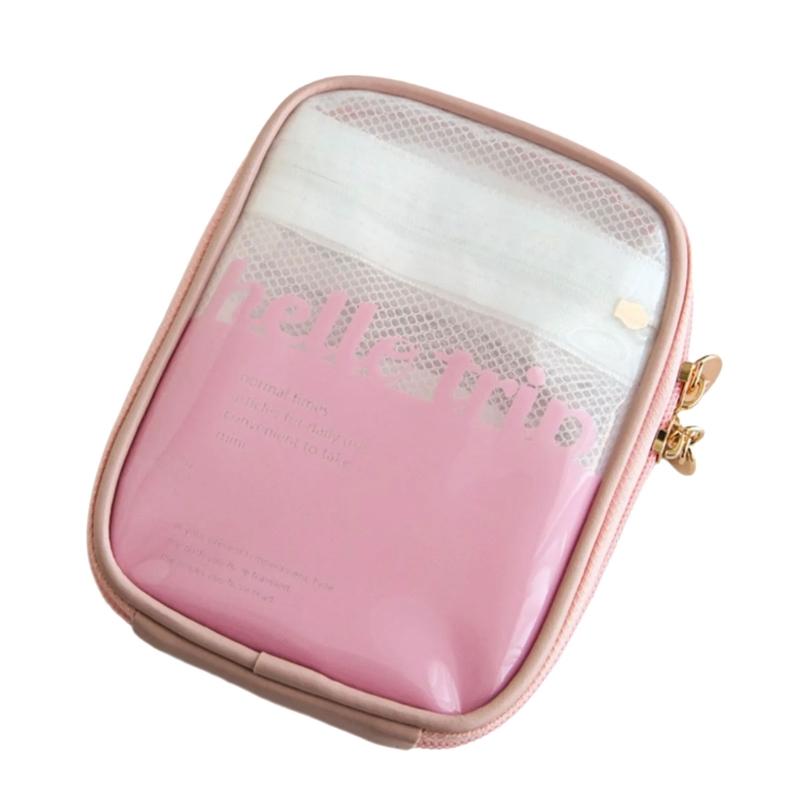 

Portable Toiletry Organizers Bag Waterproof PVC Materials with Clear Designs for Easy Access and Neat Storage