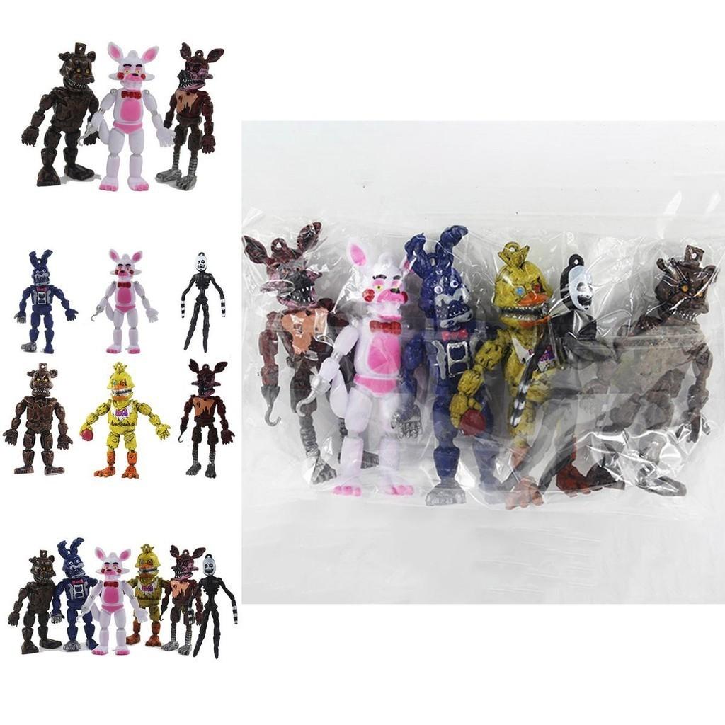 6pcs Fnaf Five Nights At Freddy's Mini Figures Collection Kids Gift Toy