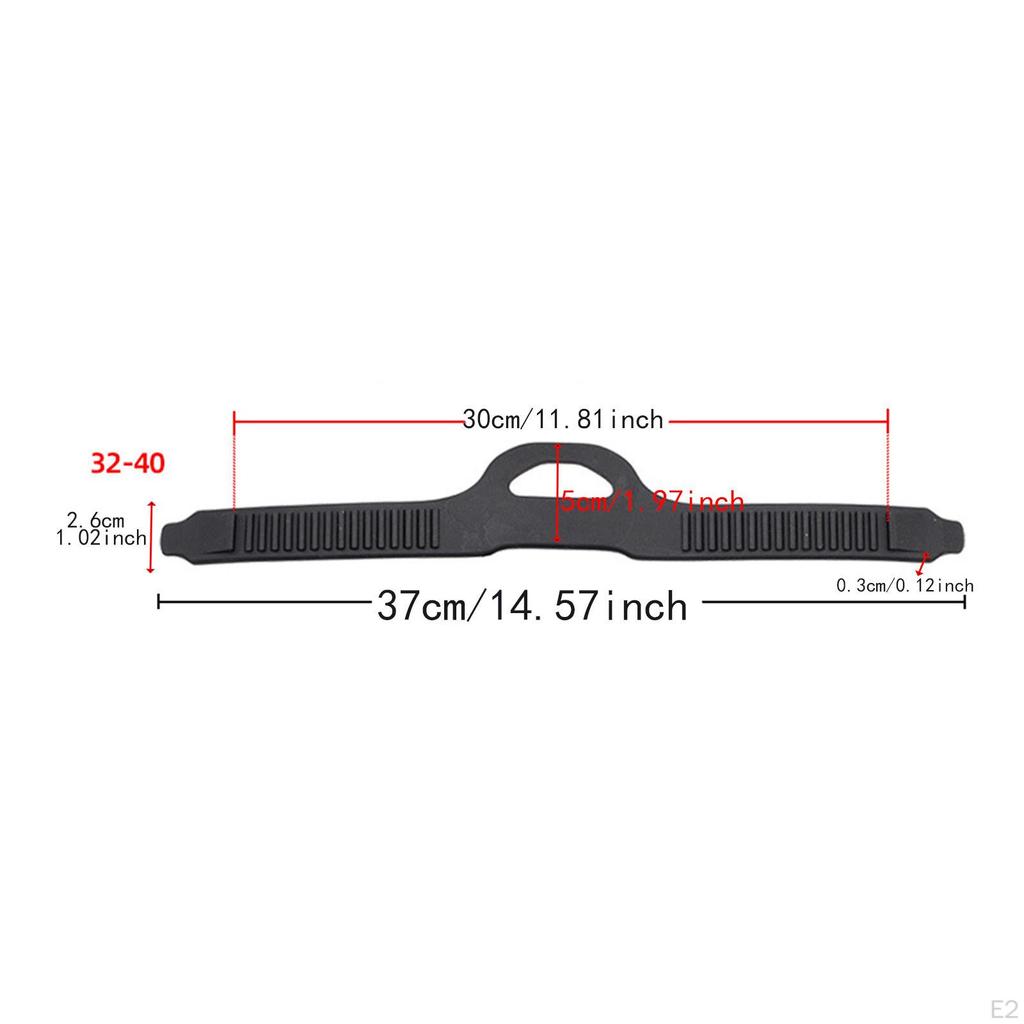 2 Adjustable Fin Straps with Quick Release Mechanism for Divers