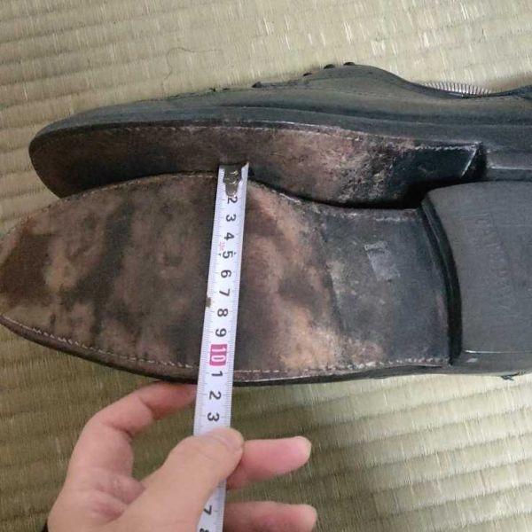 70s-80s USA Vintage/10.5C/27.5-28.0/Black/Goodyear Welt Longwing Brogues/Felt Tongue/Kenmoor(USED)