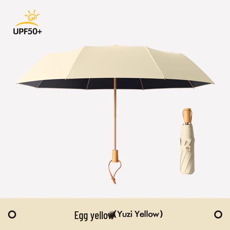 MAYDU Three-Fold 8-Rib UV Protection Umbrella