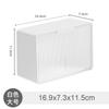Punch Free Cotton Swab Storage Box Bathroom Wall Mounted Flip Cover Makeup Cotton Box Hair Clips Hair Ring Small Item Organizer