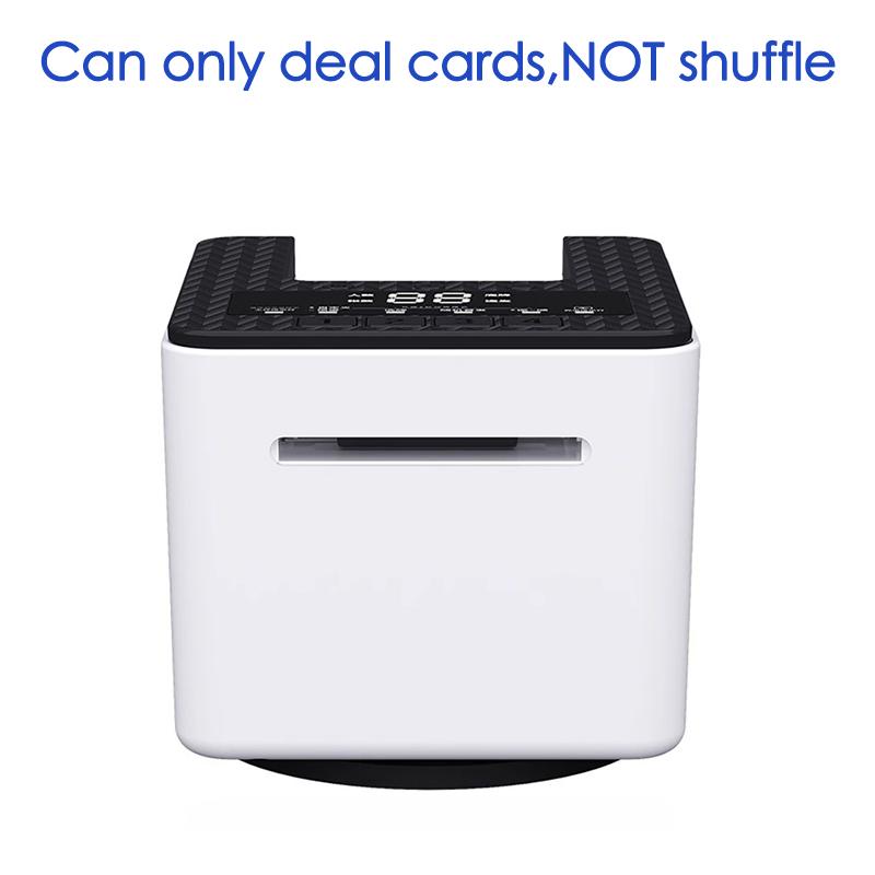 360° Rotation Automatic Card Dealing Machine 4000mAh Rechargeable Electric Poker Card Dispenser Playing Cards Dealer for Party
